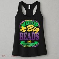 Mardi Gras I like big beads and i cannot lie Women's Tank Top thumb 3