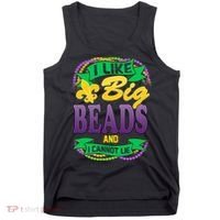 Mardi Gras I like big beads and i cannot lie Tank Top thumb 0