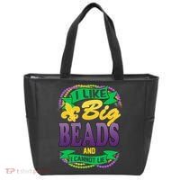 Mardi Gras I like big beads and i cannot lie Tote Bag thumb 0