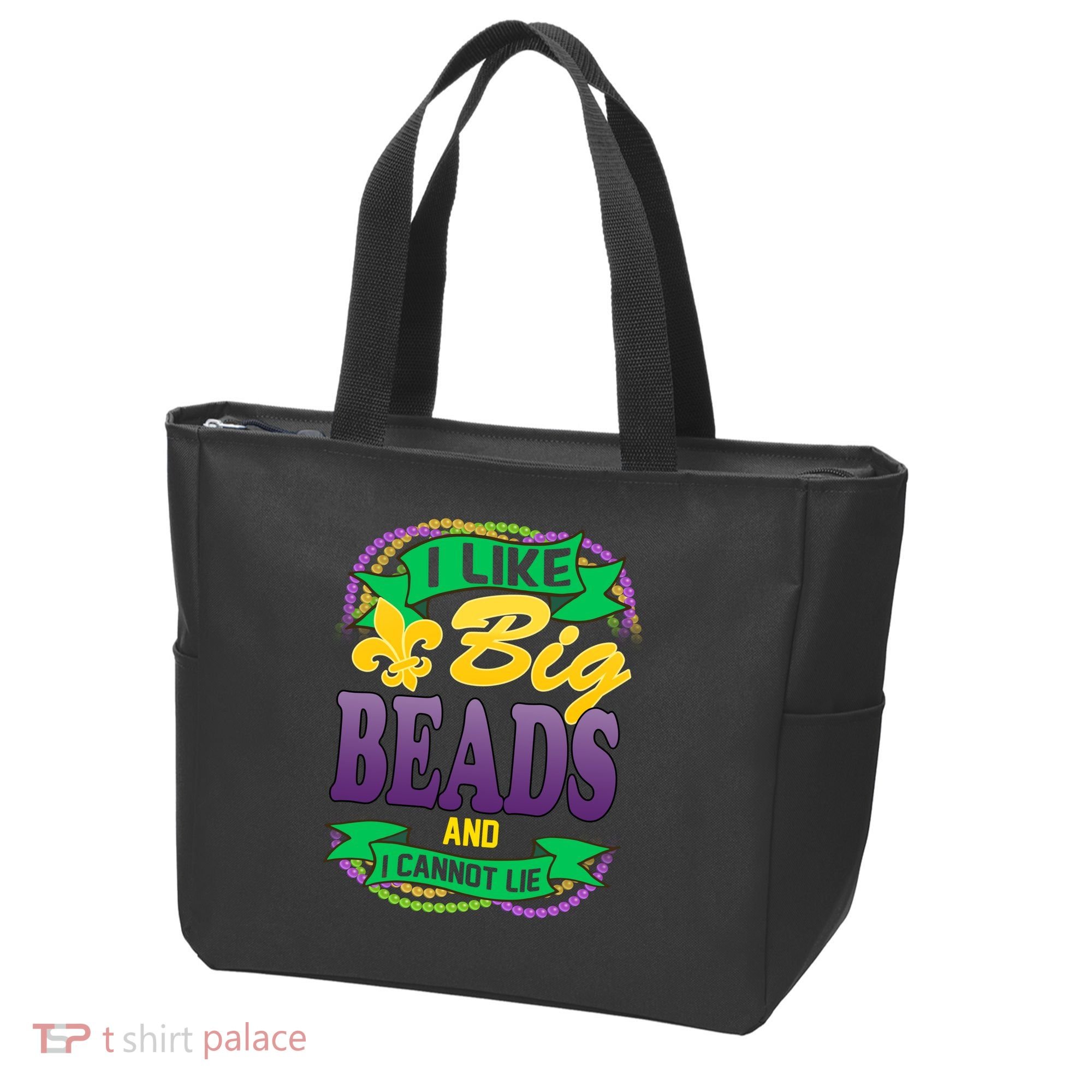 Mardi Gras I like big beads and i cannot lie Tote Bag