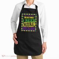 Mardi Gras If You Can Read This I Need More Beads Apron thumb 2