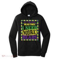 Mardi Gras If You Can Read This I Need More Beads Women's Hoodie thumb 0