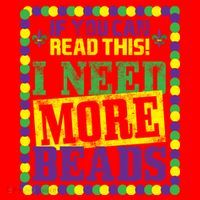 Mardi Gras If You Can Read This I Need More Beads Santa Hat thumb 1