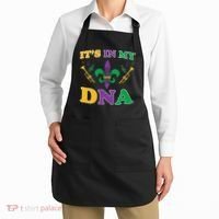 Mardi Gras It's My DNA Apron thumb 2