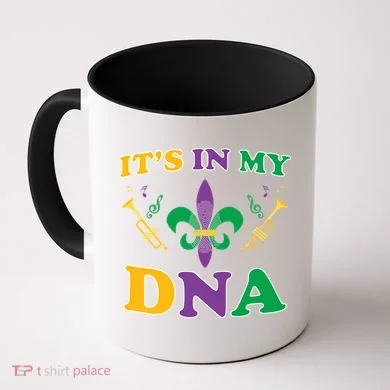 Mardi Gras It's My DNA Coffee Mug