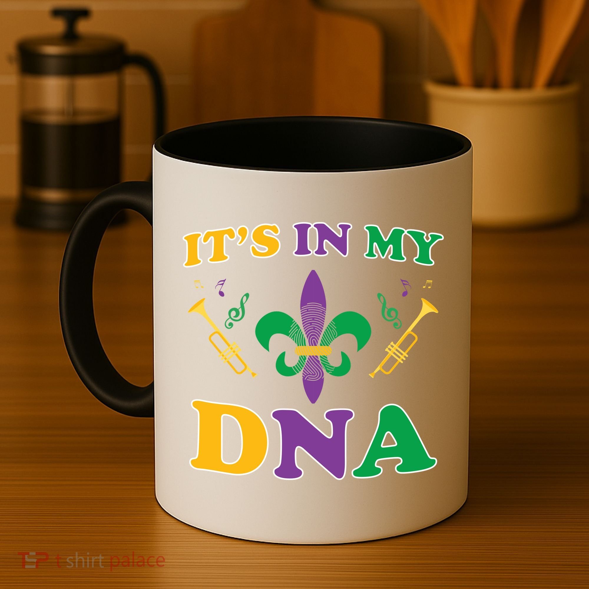 Mardi Gras It's My DNA Coffee Mug