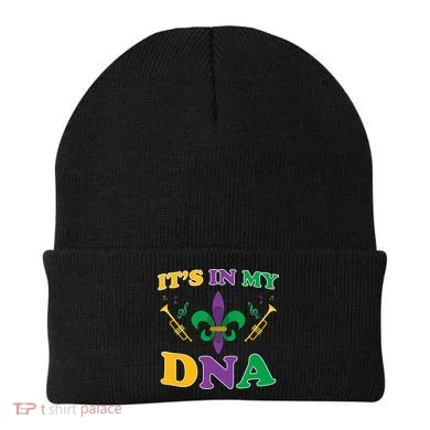 Mardi Gras It's My DNA Beanie