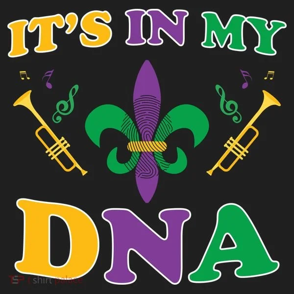 Mardi Gras It's My DNA Beanie