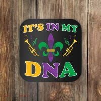 Mardi Gras It's My DNA Coaster thumb 0