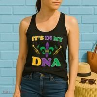 Mardi Gras It's My DNA Women's Tank Top thumb 2