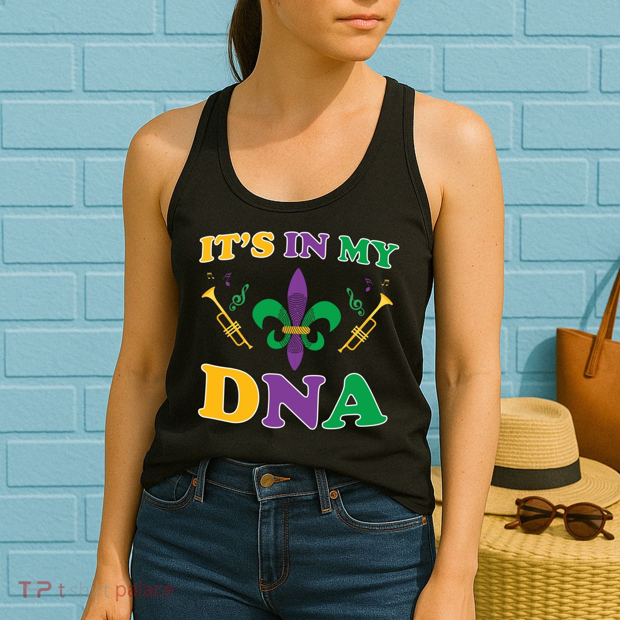 Mardi Gras It's My DNA Women's Tank Top