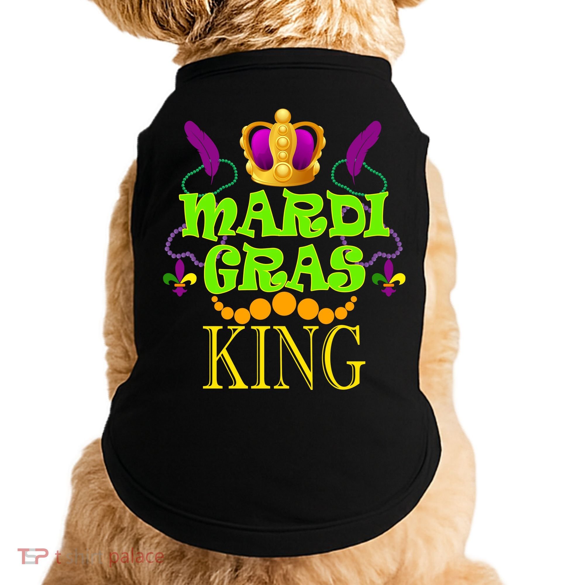Mardi Gras King Doggie Tank