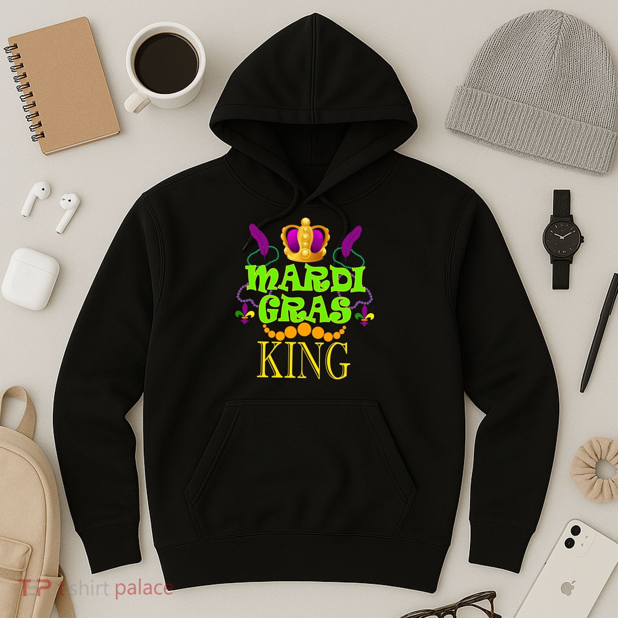 Mardi Gras King Hoodie