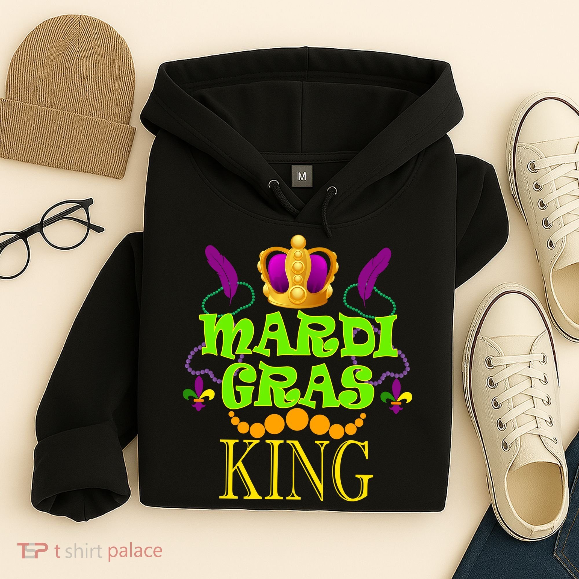 Mardi Gras King Hoodie