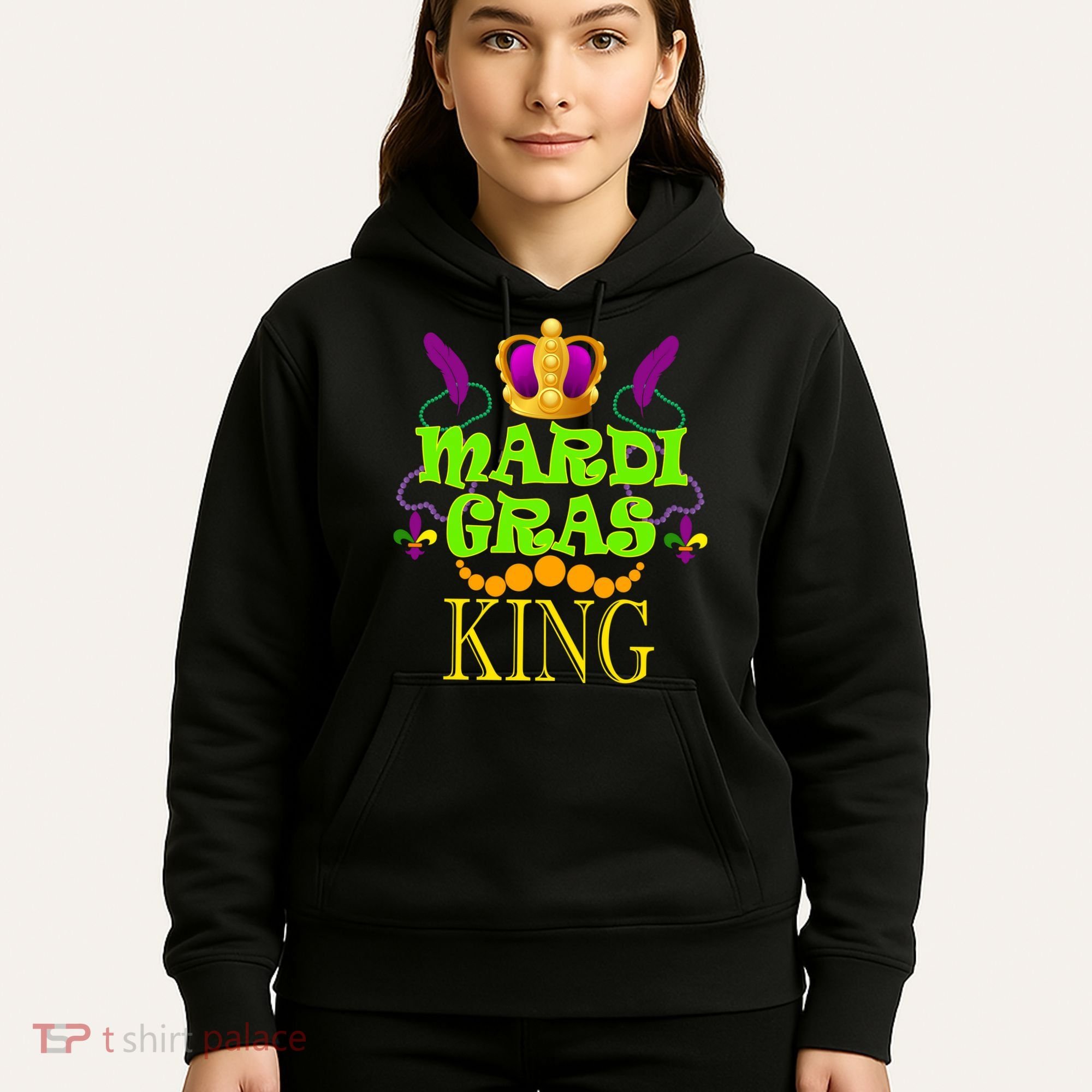 Mardi Gras King Hoodie