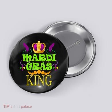 Mardi Gras King Button