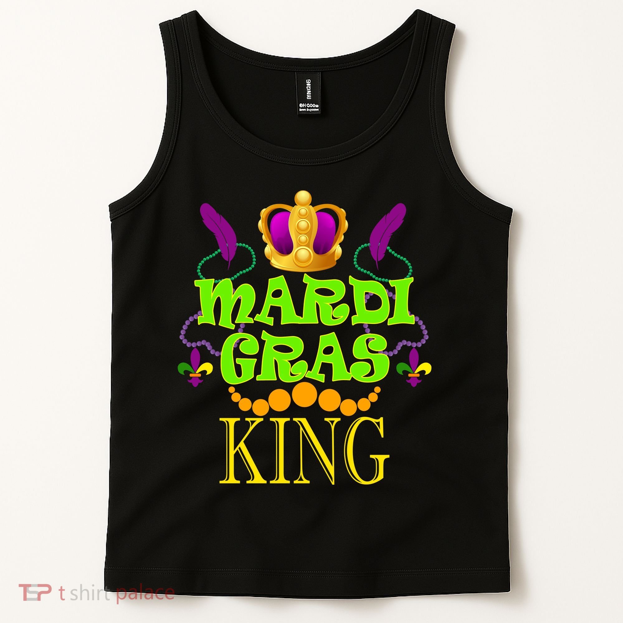Mardi Gras King Tank Top