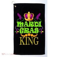 Mardi Gras King Golf Towel thumb 0