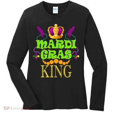 Mardi Gras King Women's Long Sleeve Shirt