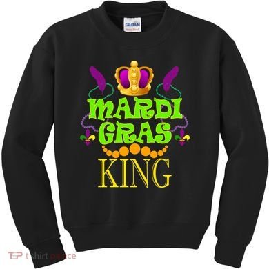 Mardi Gras King Kids Sweatshirt