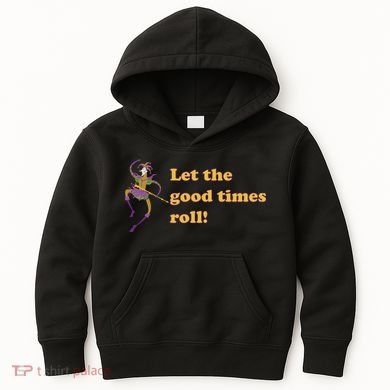 Mardi Gras Let The Good Times Roll Kids Hoodie