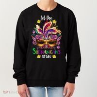 Mardi Gras Let The Shenanigans Begin Women's Sweatshirt thumb 0