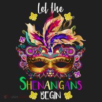 Mardi Gras Let The Shenanigans Begin Women's Sweatshirt thumb 2