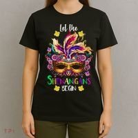 Mardi Gras Let The Shenanigans Begin T-Shirt thumb 4