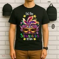 Mardi Gras Let The Shenanigans Begin T-Shirt thumb 6