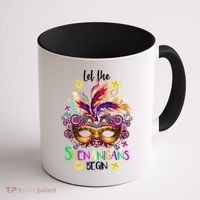 Mardi Gras Let The Shenanigans Begin Coffee Mug thumb 1