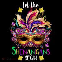 Mardi Gras Let The Shenanigans Begin Women's Hoodie thumb 2