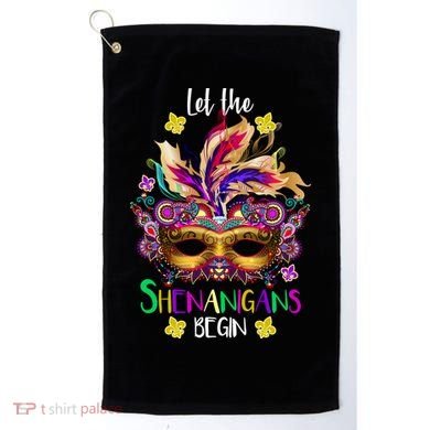 Mardi Gras Let The Shenanigans Begin Golf Towel