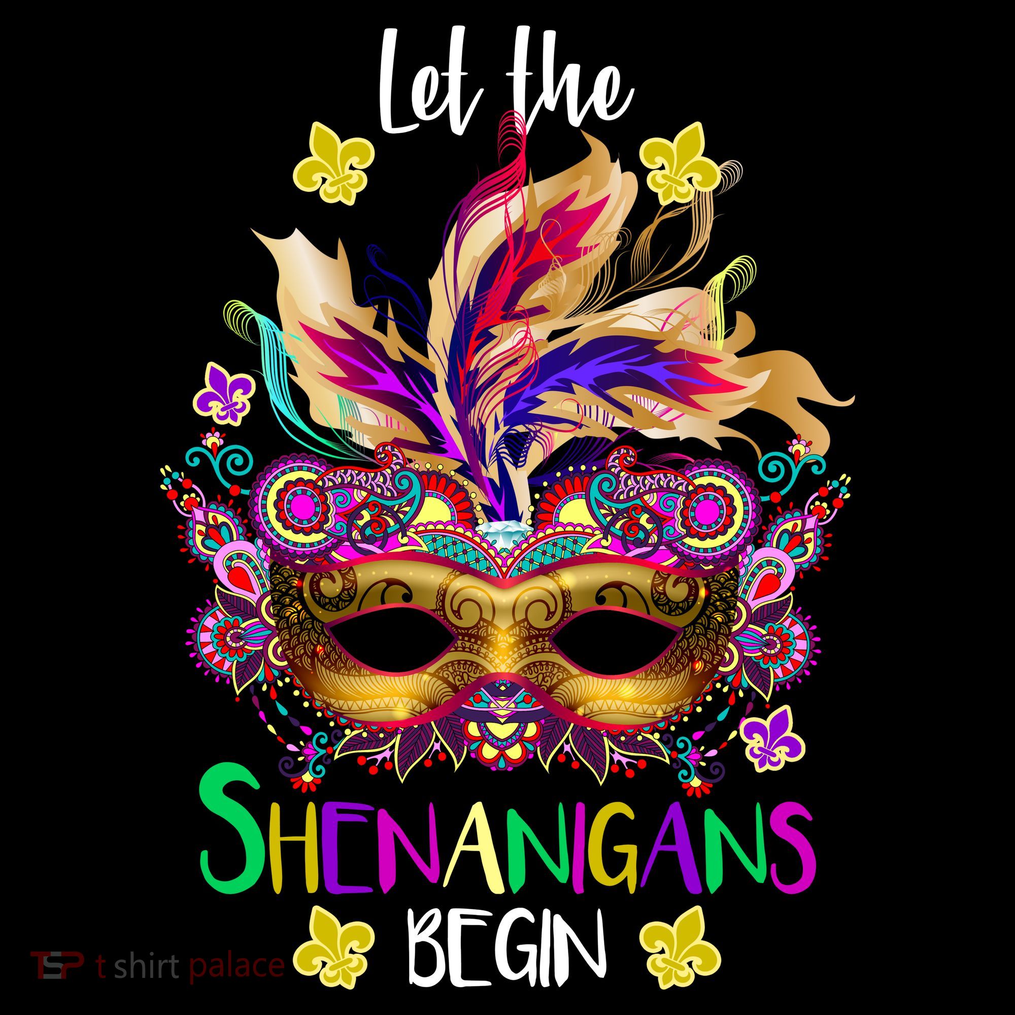 Mardi Gras Let The Shenanigans Begin Kids Sweatshirt