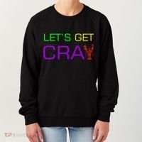 Mardi Gras Let's Get Cray Women's Sweatshirt thumb 0