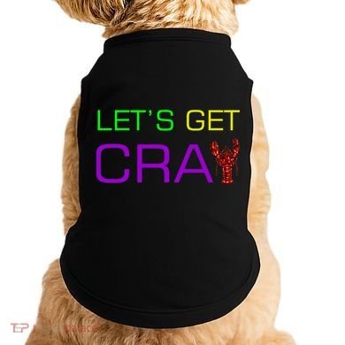 Mardi Gras Let's Get Cray Doggie Tank