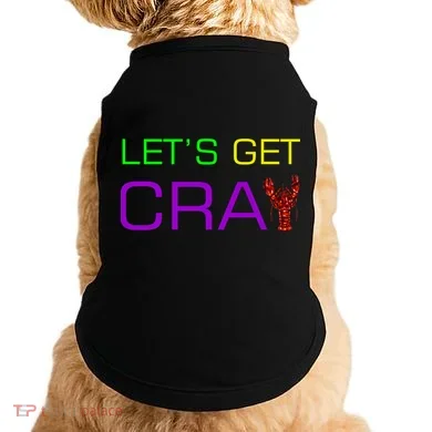 Mardi Gras Let's Get Cray Doggie Tank