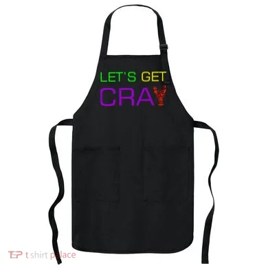 Mardi Gras Let's Get Cray Apron