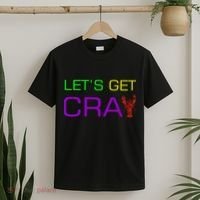 Mardi Gras Let's Get Cray T-Shirt thumb 2