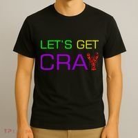 Mardi Gras Let's Get Cray T-Shirt thumb 3
