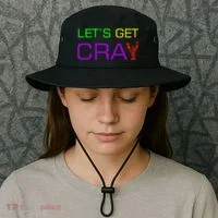 Mardi Gras Let's Get Cray Bucket Hat thumb 3