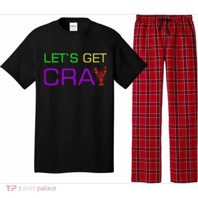 Mardi Gras Let's Get Cray Pajama Set