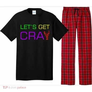 Mardi Gras Let's Get Cray Pajama Set