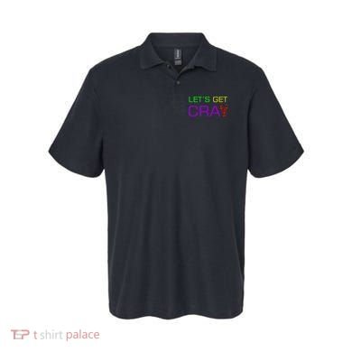 Mardi Gras Let's Get Cray Polo
