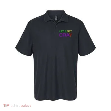 Mardi Gras Let's Get Cray Polo