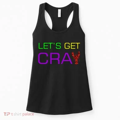 Mardi Gras Let's Get Cray Women's Tank Top