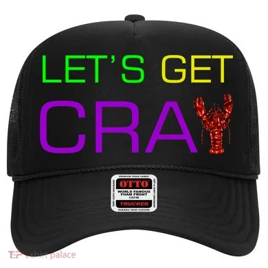 Mardi Gras Let's Get Cray Hat