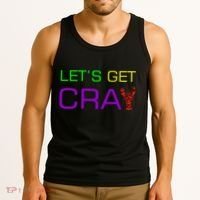 Mardi Gras Let's Get Cray Tank Top thumb 3