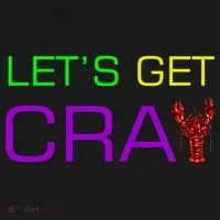 Mardi Gras Let's Get Cray Women's Long Sleeve Shirt thumb 2