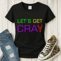 Mardi Gras Let's Get Cray Women's T-Shirt thumb 3