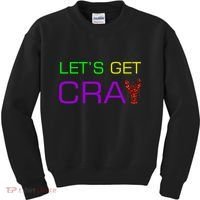 Mardi Gras Let's Get Cray Kids Sweatshirt thumb 0